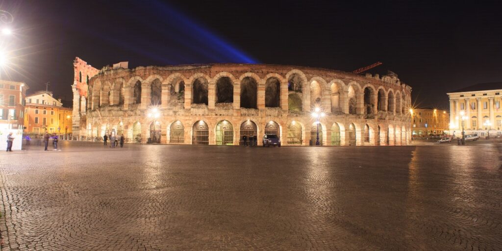 inside Roman Amphitheatre arena